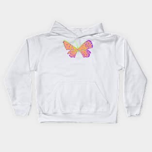 Heart butterfly Kids Hoodie